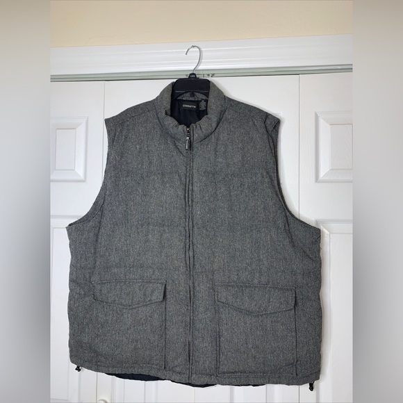 Claiborne Other - Claiborne Shell 55% Wool Puffer Men Vest Size 2XL